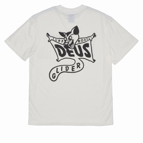 Fuzz Free Surface Functional Style Deus Ex Machina The Glider T-Shirt - White