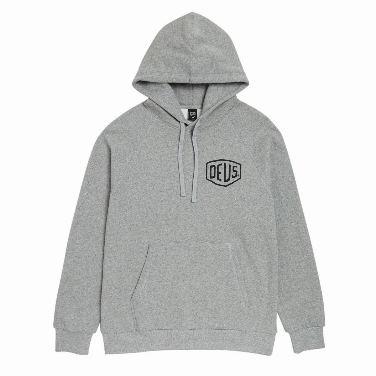 Odor Resistant Coating Deus Ex Machina Tokyo Address Hoodie - Grey Marle