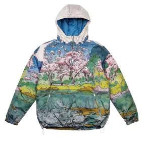 Weather resistant DGK Edo Windbreaker Jacket - Multi