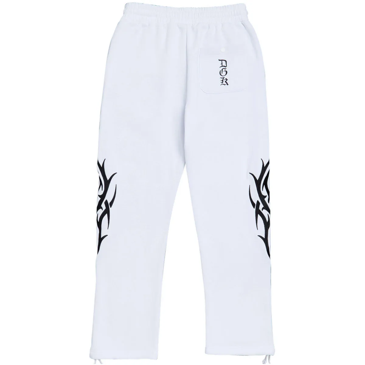 DGK Varrio Fleece Sweatpants - White Timeless Appeal