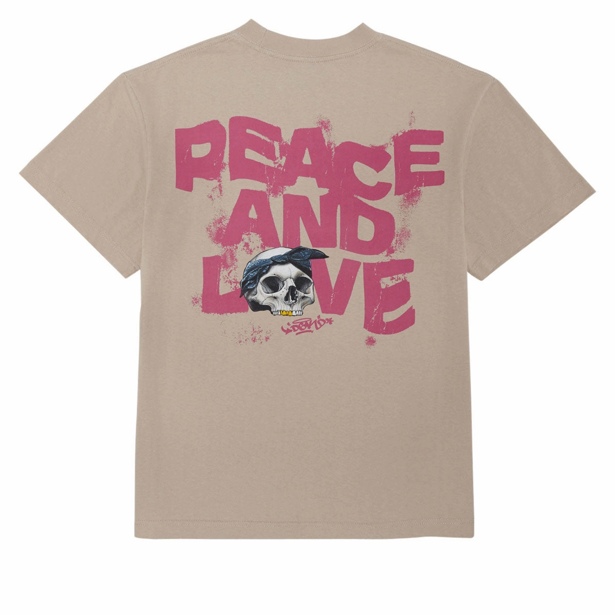 Smart Fashion DGK Peace And Love T-Shirt - Tan
