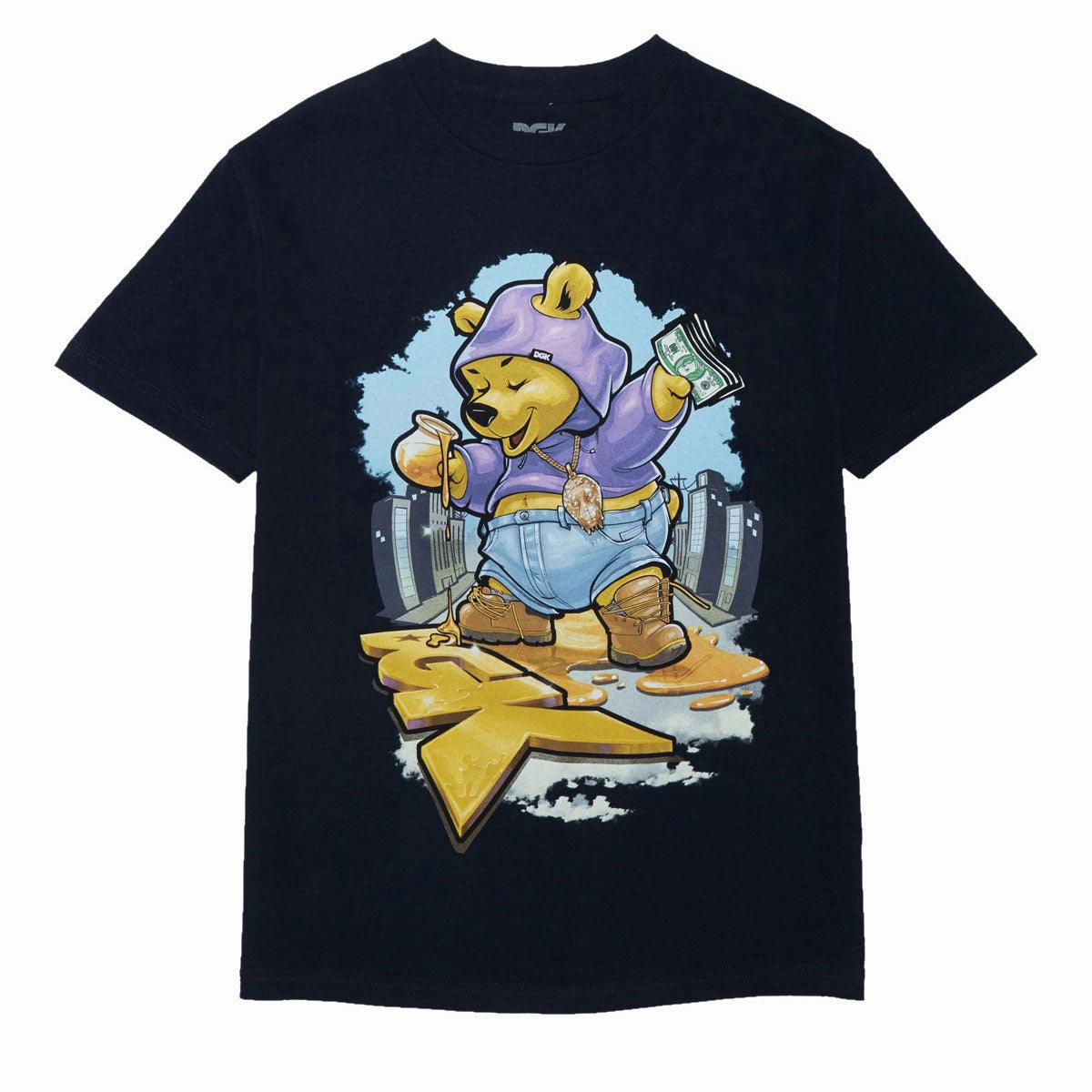 DGK Sugar Bear T-Shirt - Navy quick dry Versatile Apparel