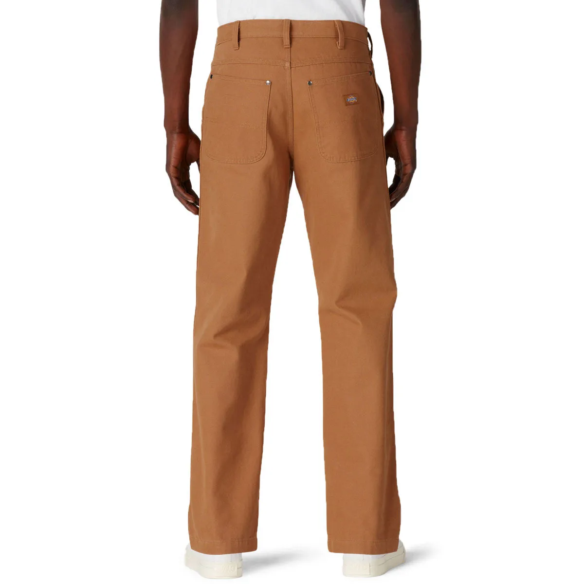Dickies Double Front Duck Pants - Stonewashed Brown Duck Breathable Comfort Fit Functional Comfort Wear