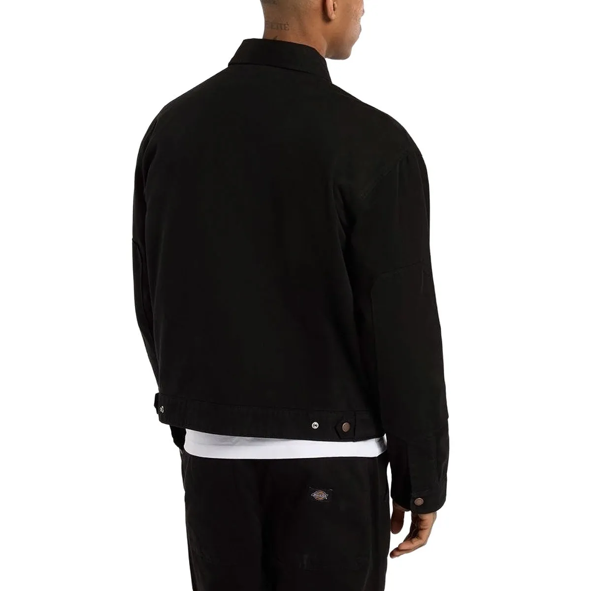 ReinforcedStressPoints All Season Performance Weave Dickies Fort Smith Trucker Jacket - Black