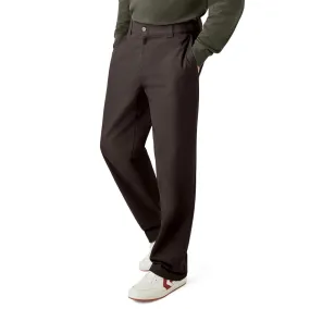 Durable Fit Perfect Silhouette Dickies Jamie Foy Loose Straight Twill Pants - Dark Brown
