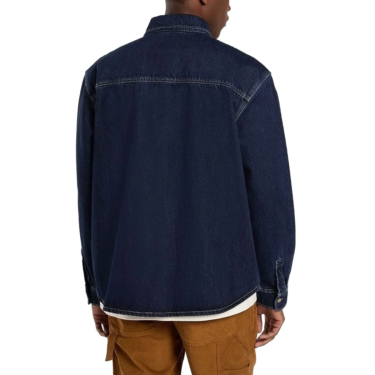 Versatile Design Premium Quality Dickies Mechanic Denim Long Sleeve Shirt - Dark Indigo