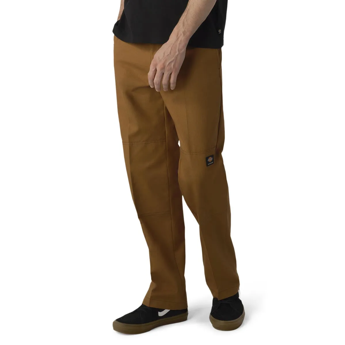 Dickies Regular Fit Double Knee Pants - Brown Duck/Chocolate Brown Cozy Fit Quick Move