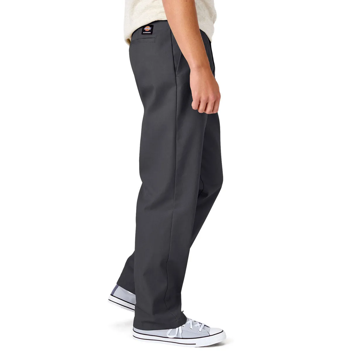 Dickies Regular Twill Skate Pants - Charcoal Elastic waist Fashion Comfort Wear