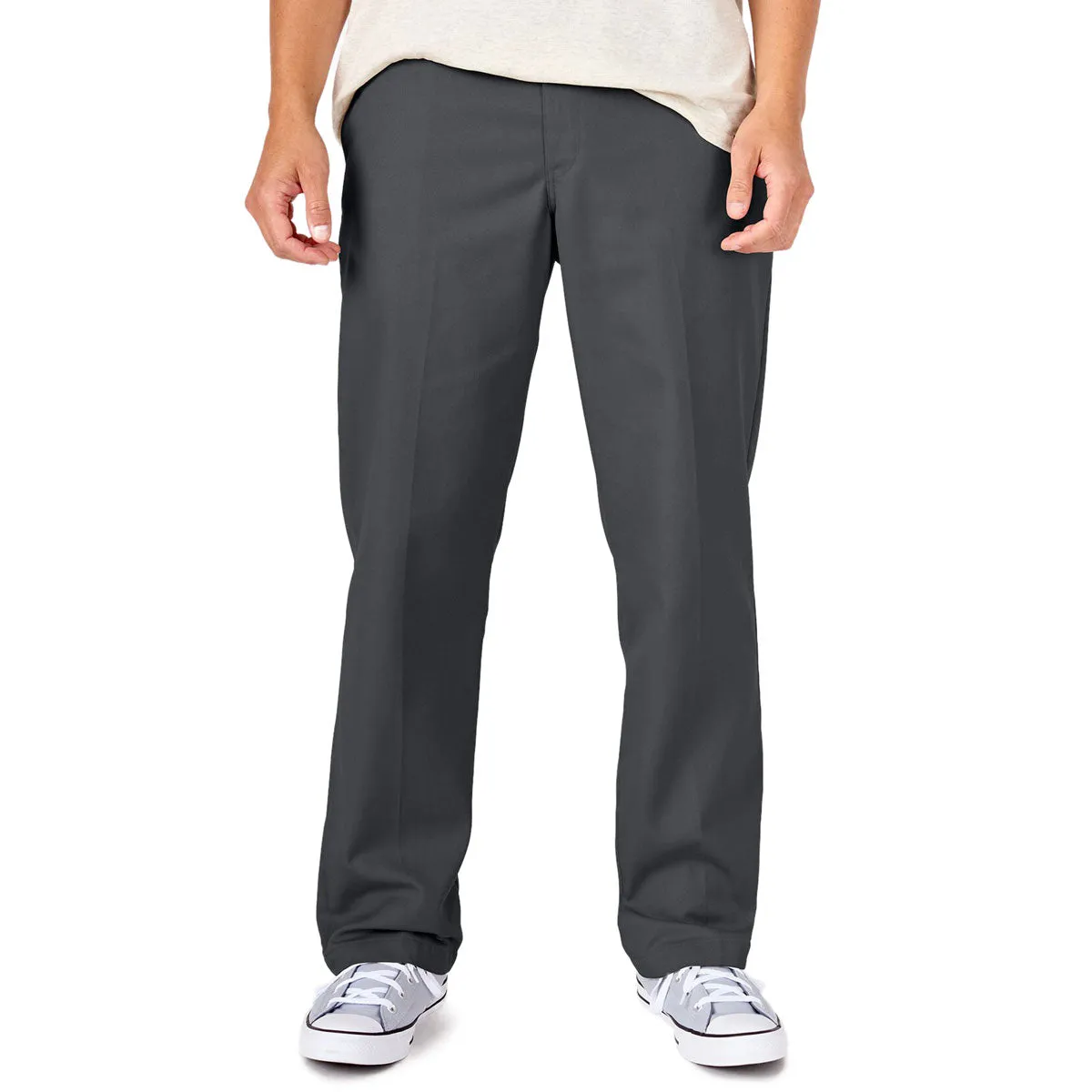 Dickies Regular Twill Skate Pants - Charcoal ExpandableSidePanels