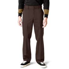 Heat Dissipating Quick Access Pockets Dickies Regular Twill Skate Pants - Chocolate Brown