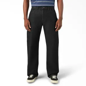 Comfort Ready Casual Active Wear Dickies Skate Denim Pants - Black