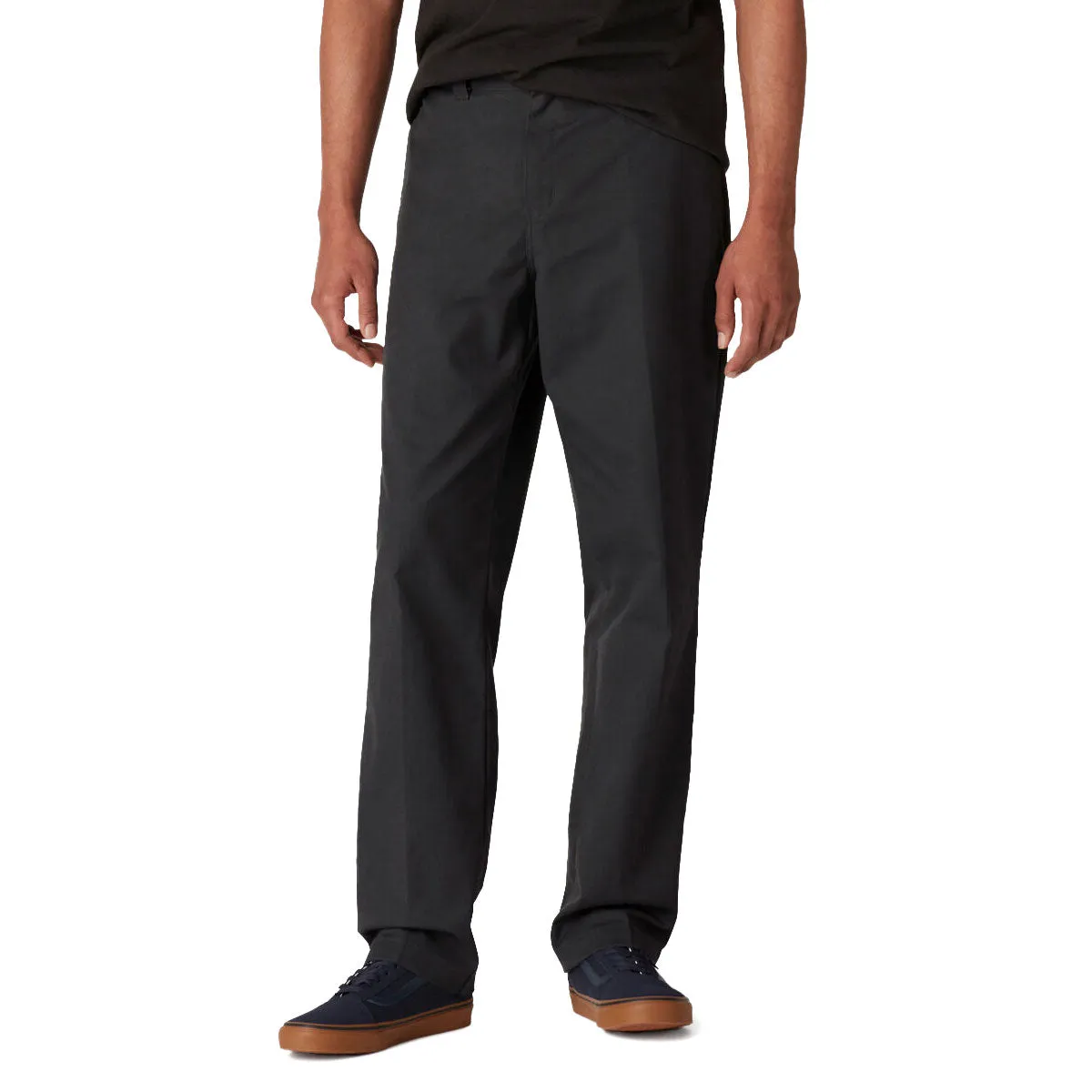 Dickies Slim Straight Twill Skate Pants - Black 2025 Gripper Waistband Seam-Free