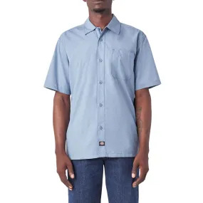 Fitted Silhouette Dressy look Dickies Waynesboro Shirt - Coronet Blue Chambray