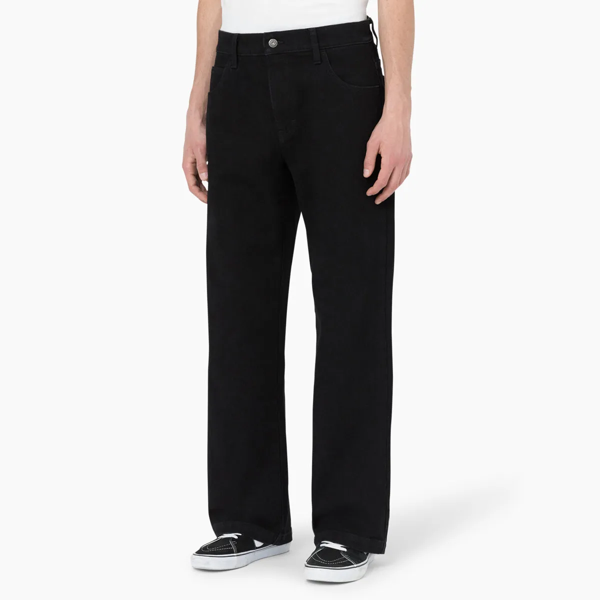 Thermal regulation OrganicCottonBlend Dickies Wingville Denim Jeans - Black Denim