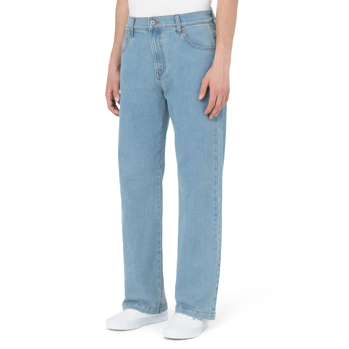 Easy Wear Stretchable Comfort Dickies Wingville Denim Jeans - Light Denim