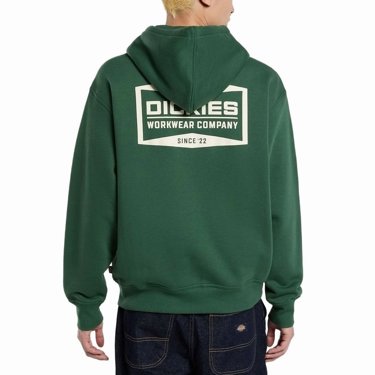 Global fashion Dickies Bolivar Full Zip Up Hoodie - Pine Needle Green