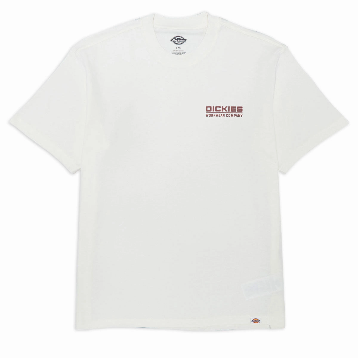 Dickies Bolivar T-Shirt - Egret crew neck Adult sophistication