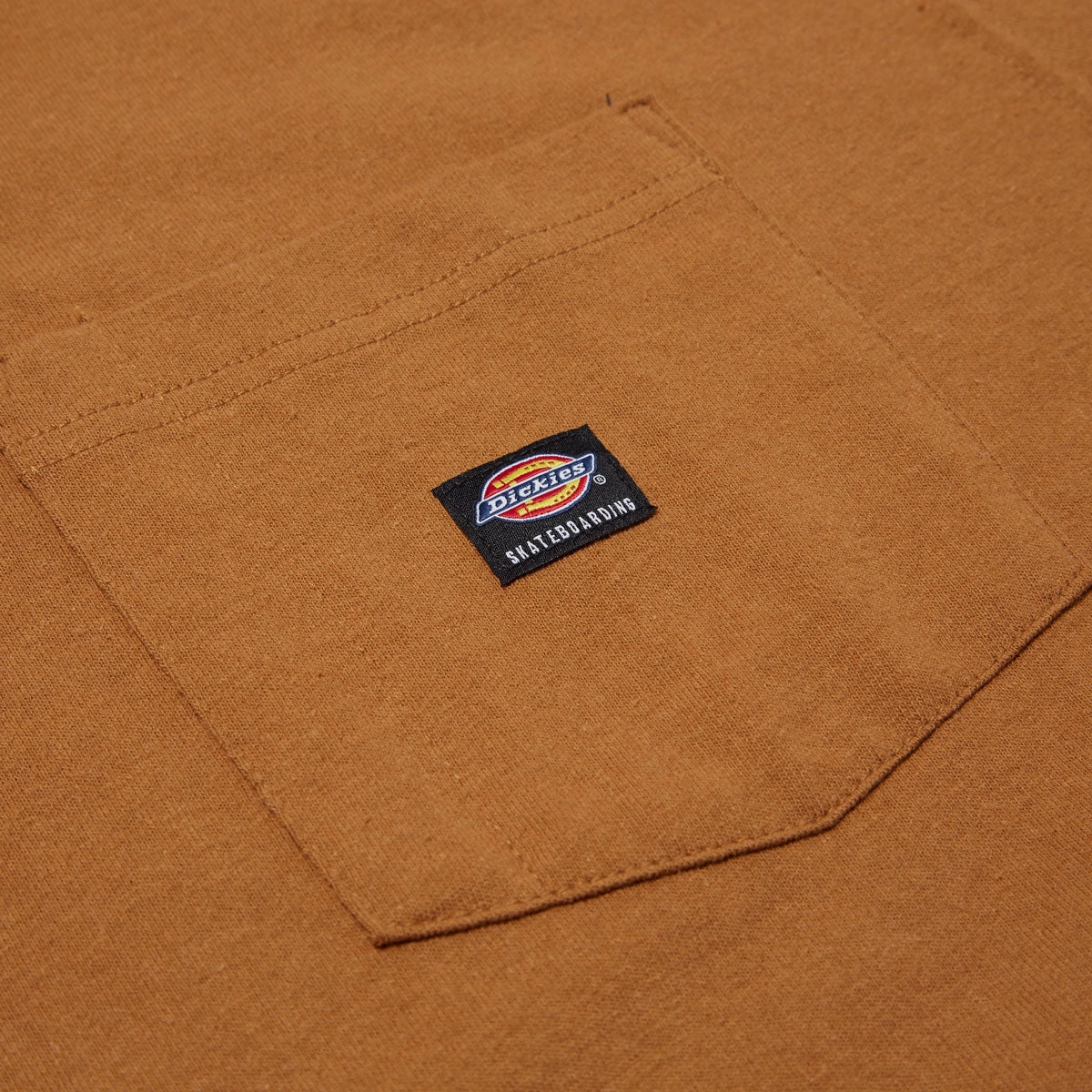 Dickies Heavyweight Pocket T-Shirt - Brown Duck Sporty Design Elegant