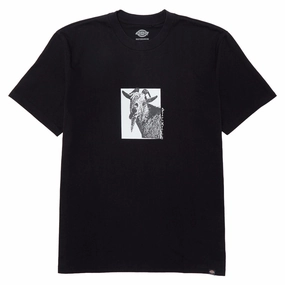 MoistureWicking Stretchable Weave Dickies Mike Anderson Graphic T-Shirt - Black