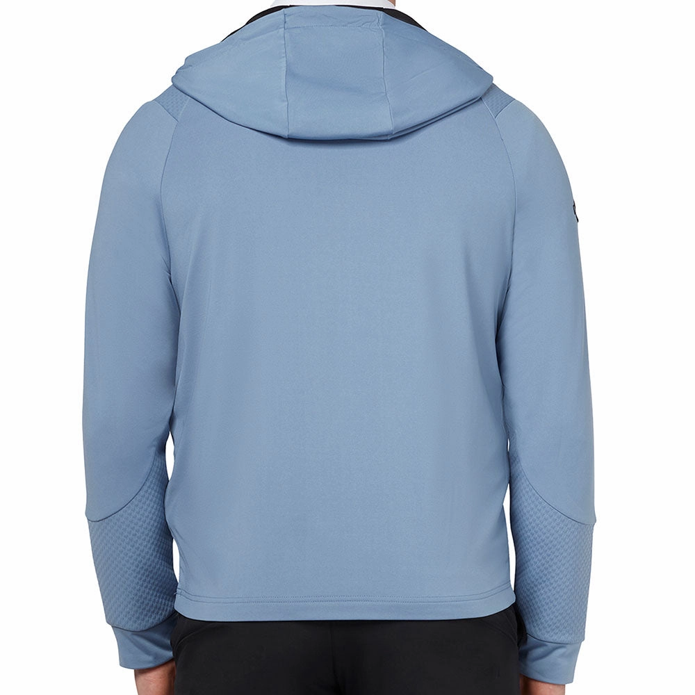 Callaway 1/4 Zip Mixed Media Technical Hoodie - Infinity Classic Layer