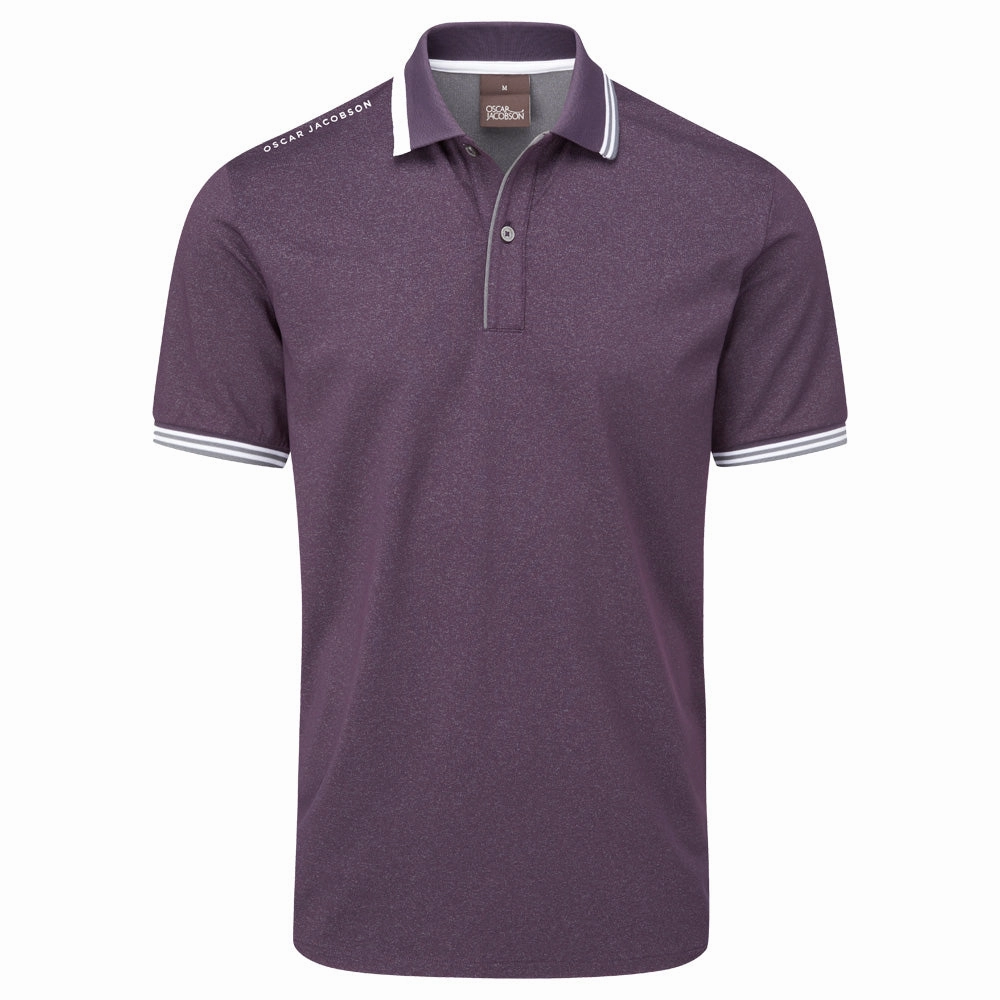 Oscar Jacobson Falcon Polo Shirt - Plum Picnic