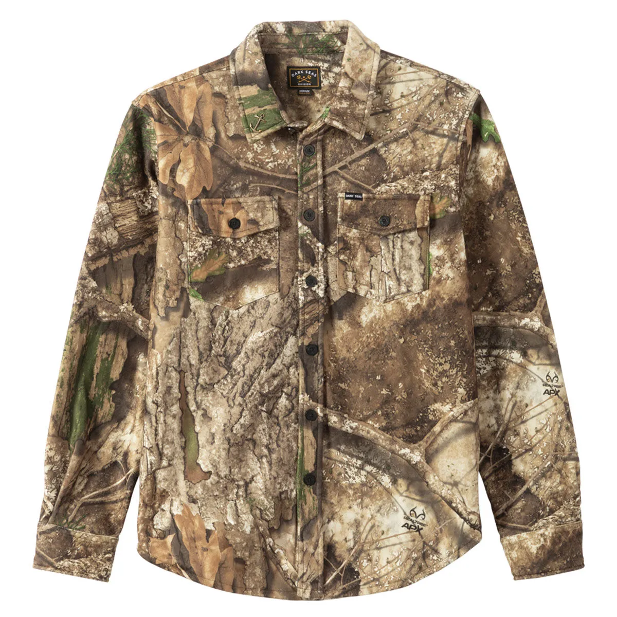 Dark Seas Zulu Long Sleeve Shirt - Realtree Bold Pattern