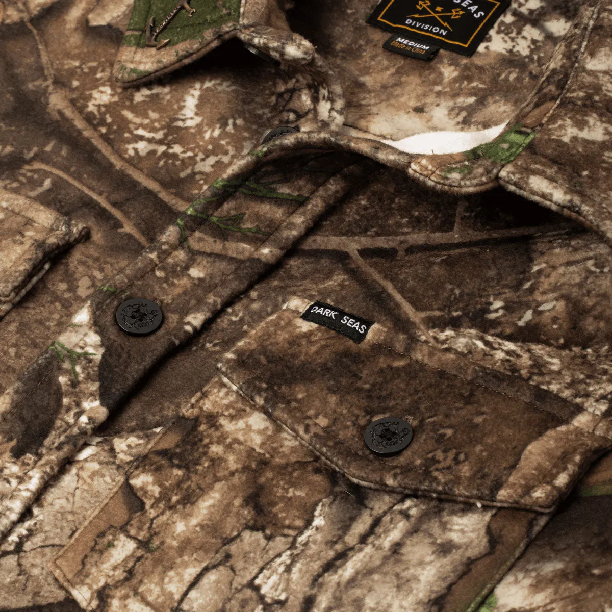 Dark Seas Zulu Long Sleeve Shirt - Realtree Roll-Up Sleeve
