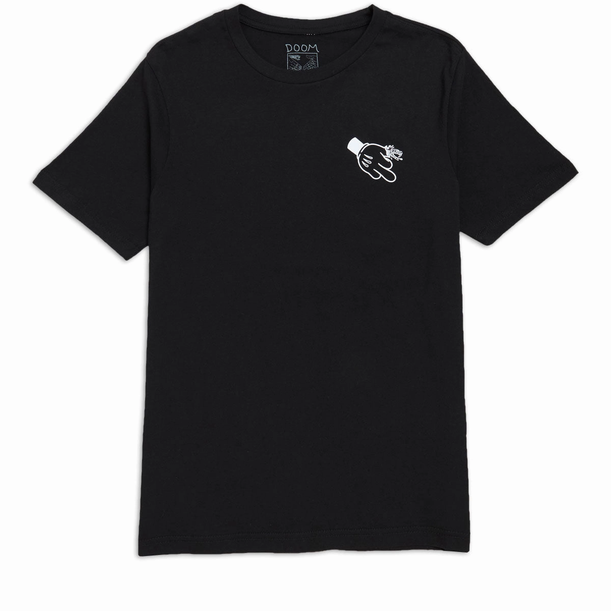 Doom Sayers Cartoon Bird T-Shirt - Black Denim combination