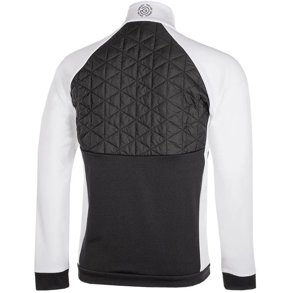 Galvin Green Dexter Insula Jacket - Black/White stand neck LowProfile Design