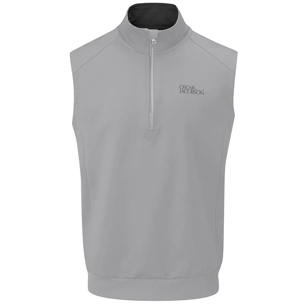 vivid color Lightweight Oscar Jacobson Trent Tour Sleeveless Midlayer - Light Grey/Black