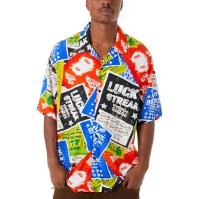 Ventilated Back Panel Affordable Fashion HUF Lucky Resort Shirt - Multi