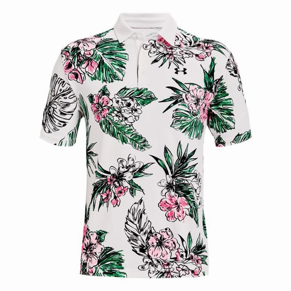 Comfortable apparel Chic Smart Under Armour Playoff 2.0 Polo Shirt - White Floral