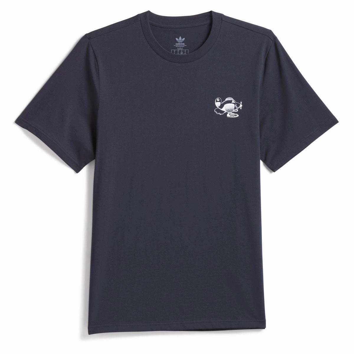 Adidas Dogplane T-Shirt - Legend Ink/White Chilly Day Style Boat neck style