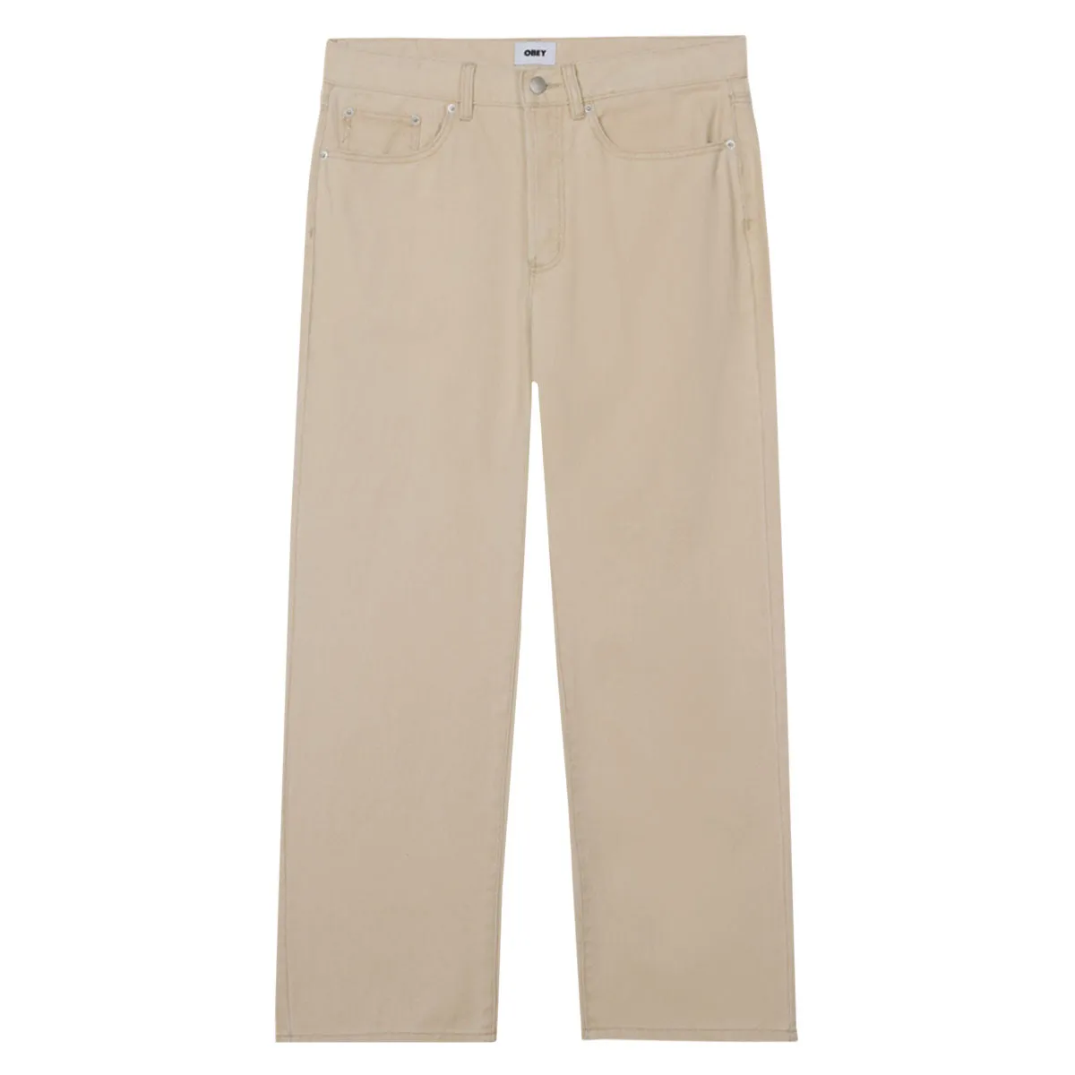UVProtection Obey Classic Baggy Denim Jeans - Pelican