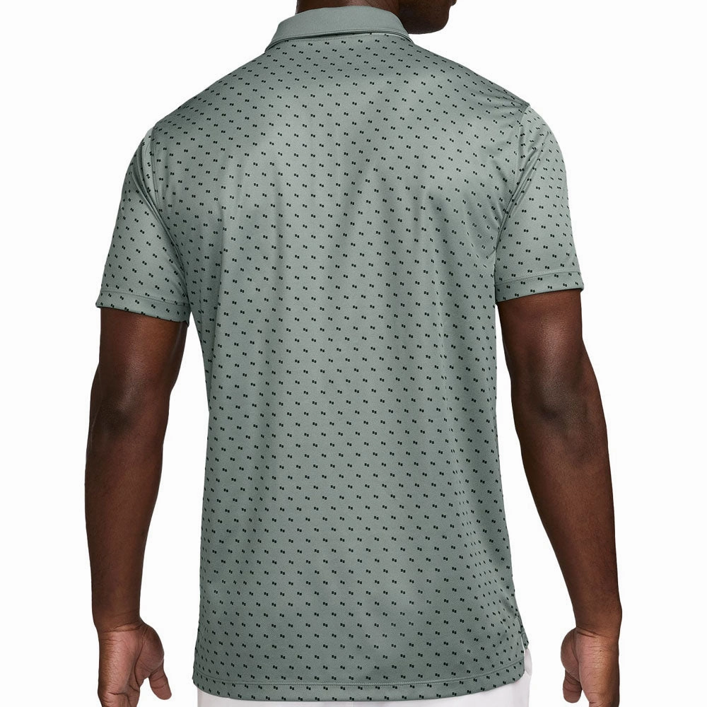 Pocket Reinforcement Nike Dri-Fit Victory  Polo Shirt - Clay Green/White