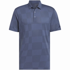 adidas Textured Polo Shirt - Preloved Ink Slim fit sleekness
