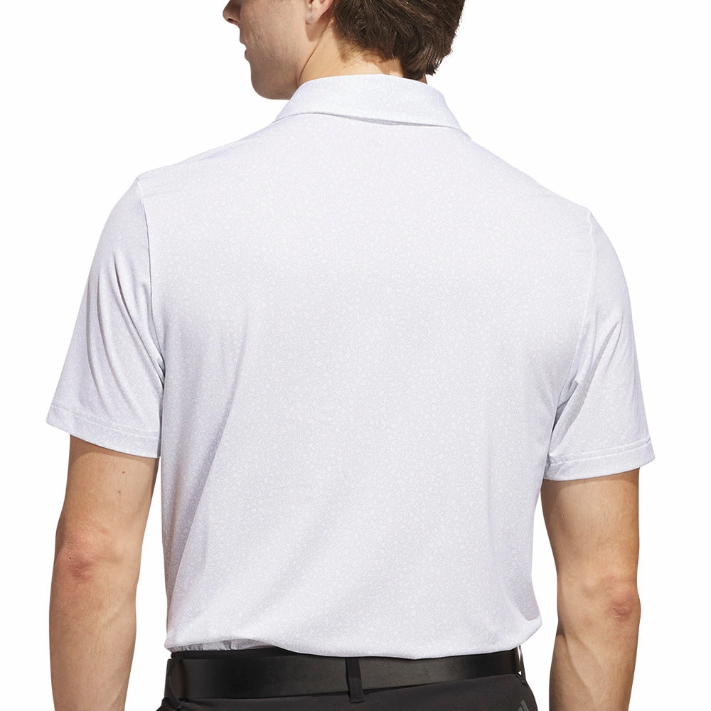 Durable Style Urban Fashion Look adidas Ultimate365 Mini Bunker Polo Shirt - White/Wonder Blue