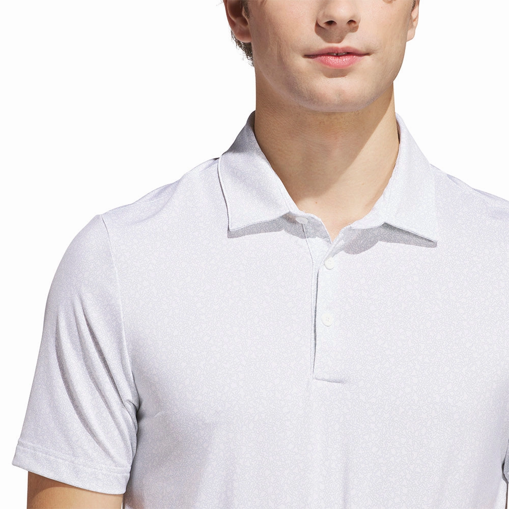 Stylish Outfit adidas Ultimate365 Mini Bunker Polo Shirt - White/Wonder Blue