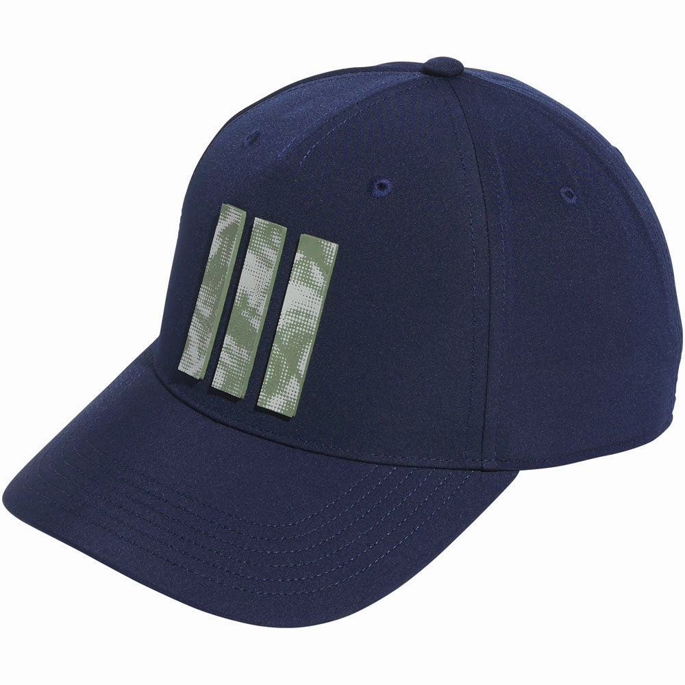 adidas Tour 3 Stripe Print Cap - Collegiate Navy Sporty Style Boho Vibes