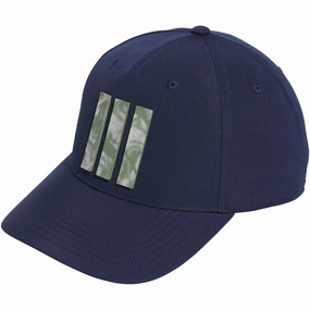 adidas Tour 3 Stripe Print Cap - Collegiate Navy Sporty Style Boho Vibes