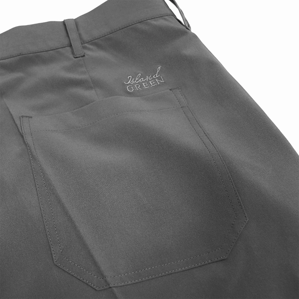 Island Green Tour Tapered Stretch Trousers - Charcoal Dynamic Motion ThermalRegulatingLining