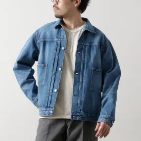 Friction Reducing Lining Abrasion Resistant Shell ORDINARY FITS / 2nd Type Denim Jacket Used-Finish