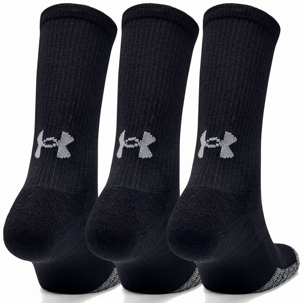 Custom socks Under Armour Heatgear Crew Socks (3 Pack) - Black