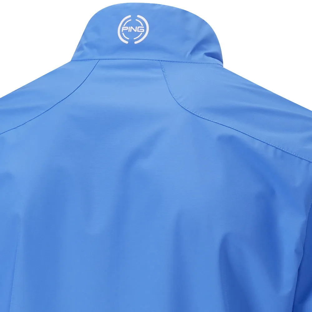 Ping SensorDry Waterproof Jacket - French Blue/Black Soft Fleece Mid Length Design