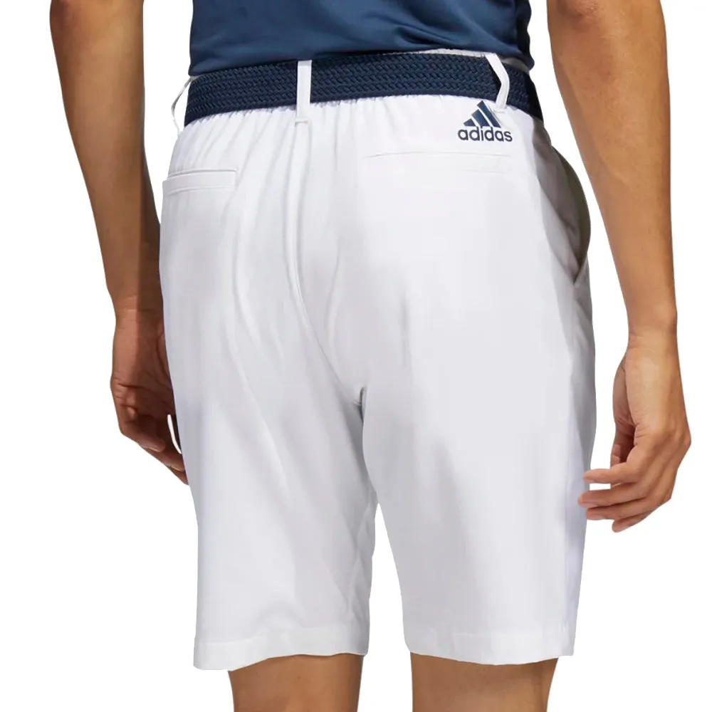 adidas Sport Shorts - White High Rise Waist cool tones