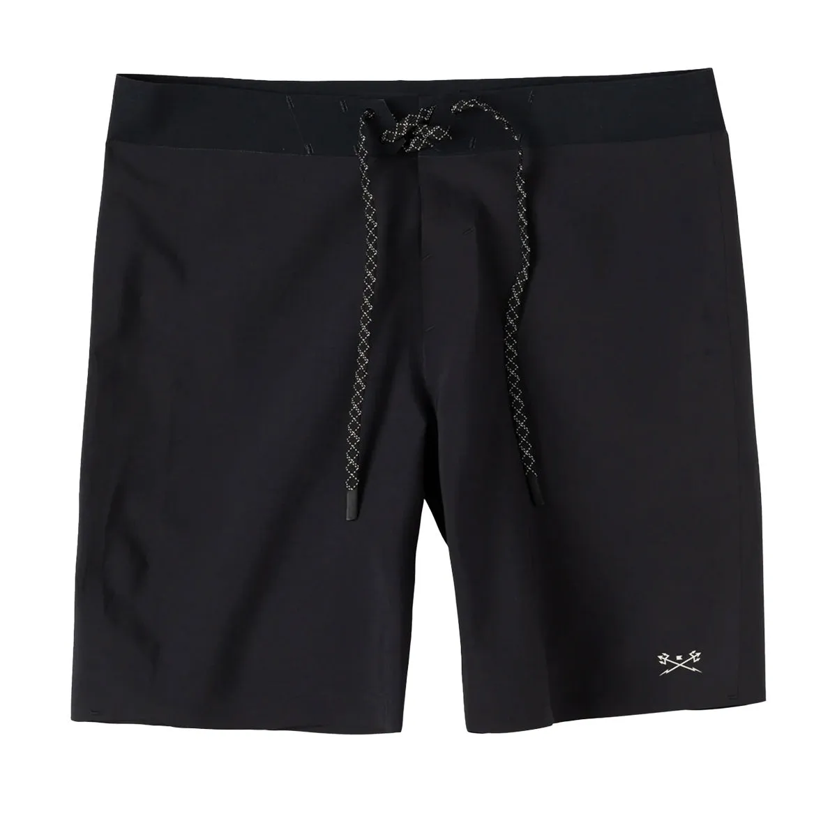 Flat Lock Seams Dark Seas Zenith Boardshorts - Black