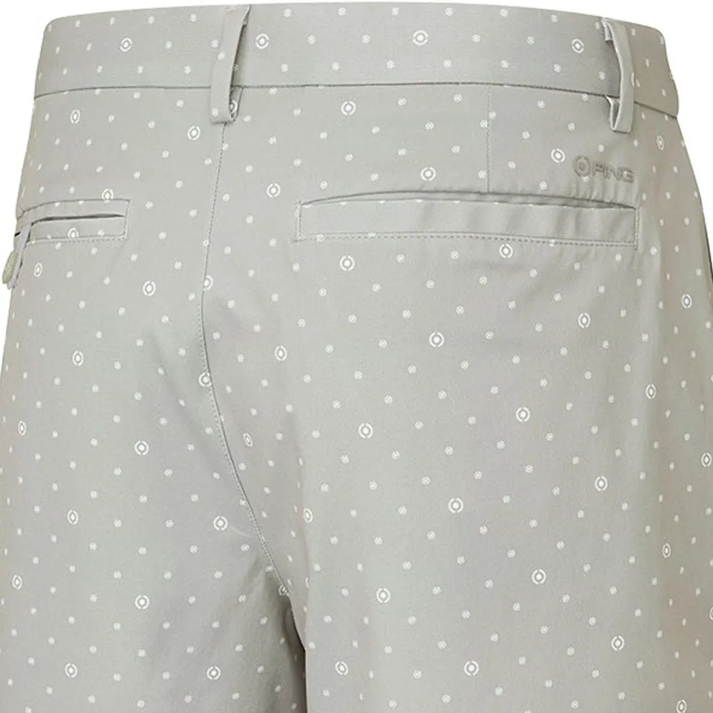 Sun Ready Ping Eye Mark Shorts - Dark Mineral/White
