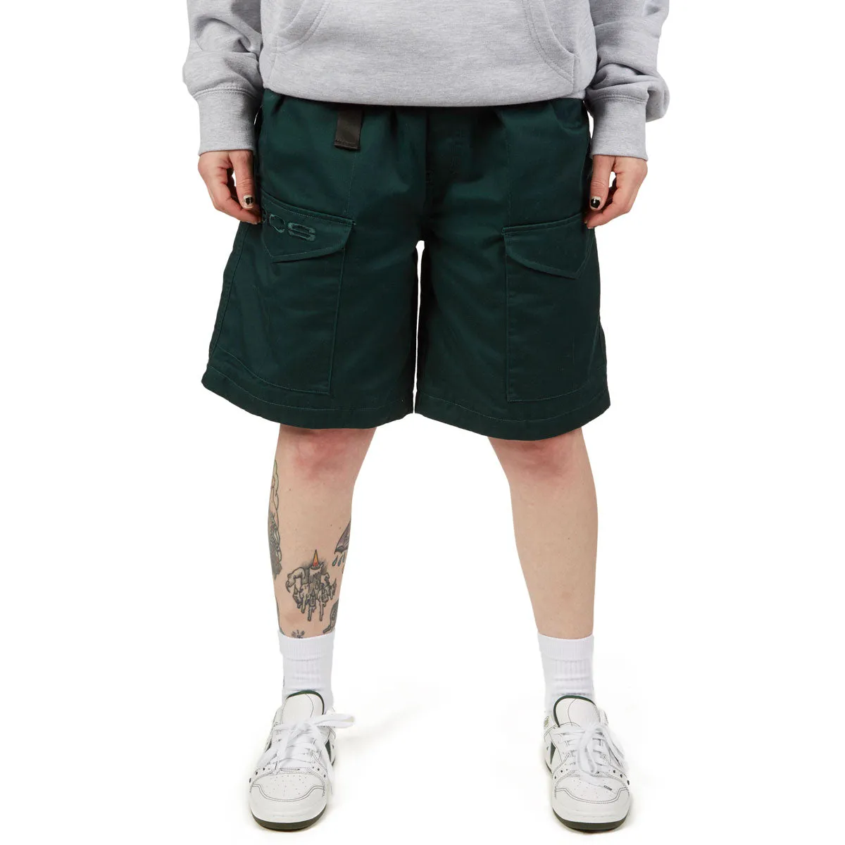 Cozy and Soft CCS Snap On Cargo Pants - Green