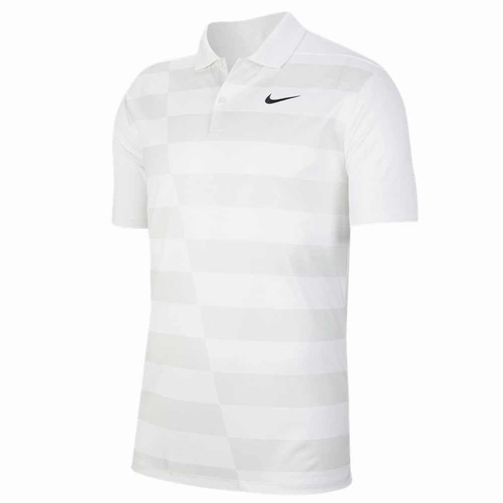 ZeroDistressFinish Nike Dri-FIT Graphic Polo - White/Black