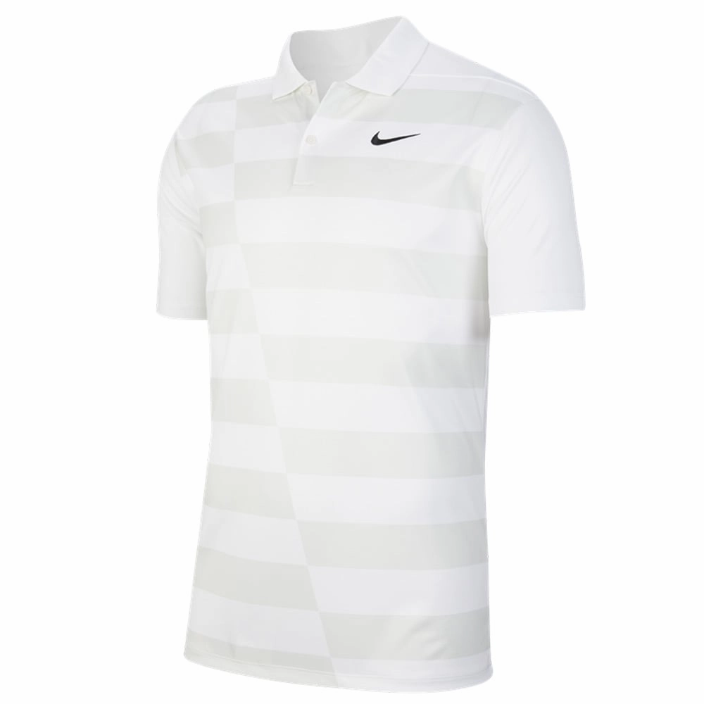 Nike Dri-FIT Graphic Polo - White/Black Long sleeved warmth